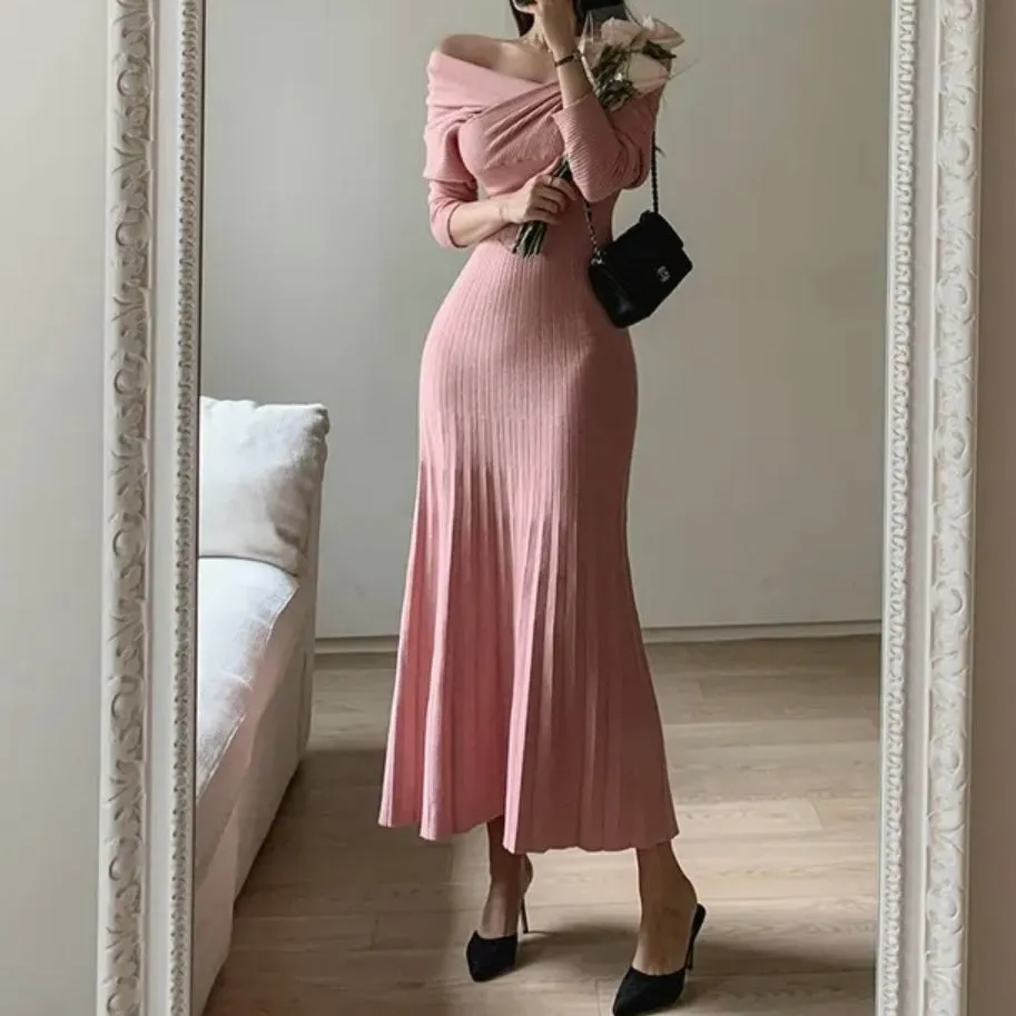 Celina Knit Long Dress