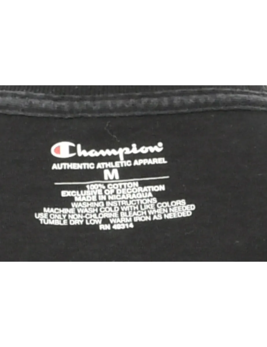 Champion Printed T-shirt in black - L