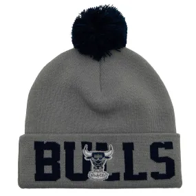 Chicago Bulls Full Boar Pom Knit Hat