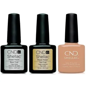 CND - Shellac Combo - Base, Top & Sweet Cider