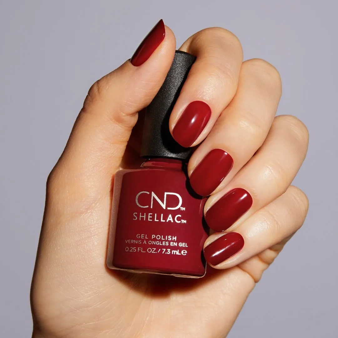 CND - Shellac Xpress5 Combo - Base, Top & Cherry Apple (0.25 oz)