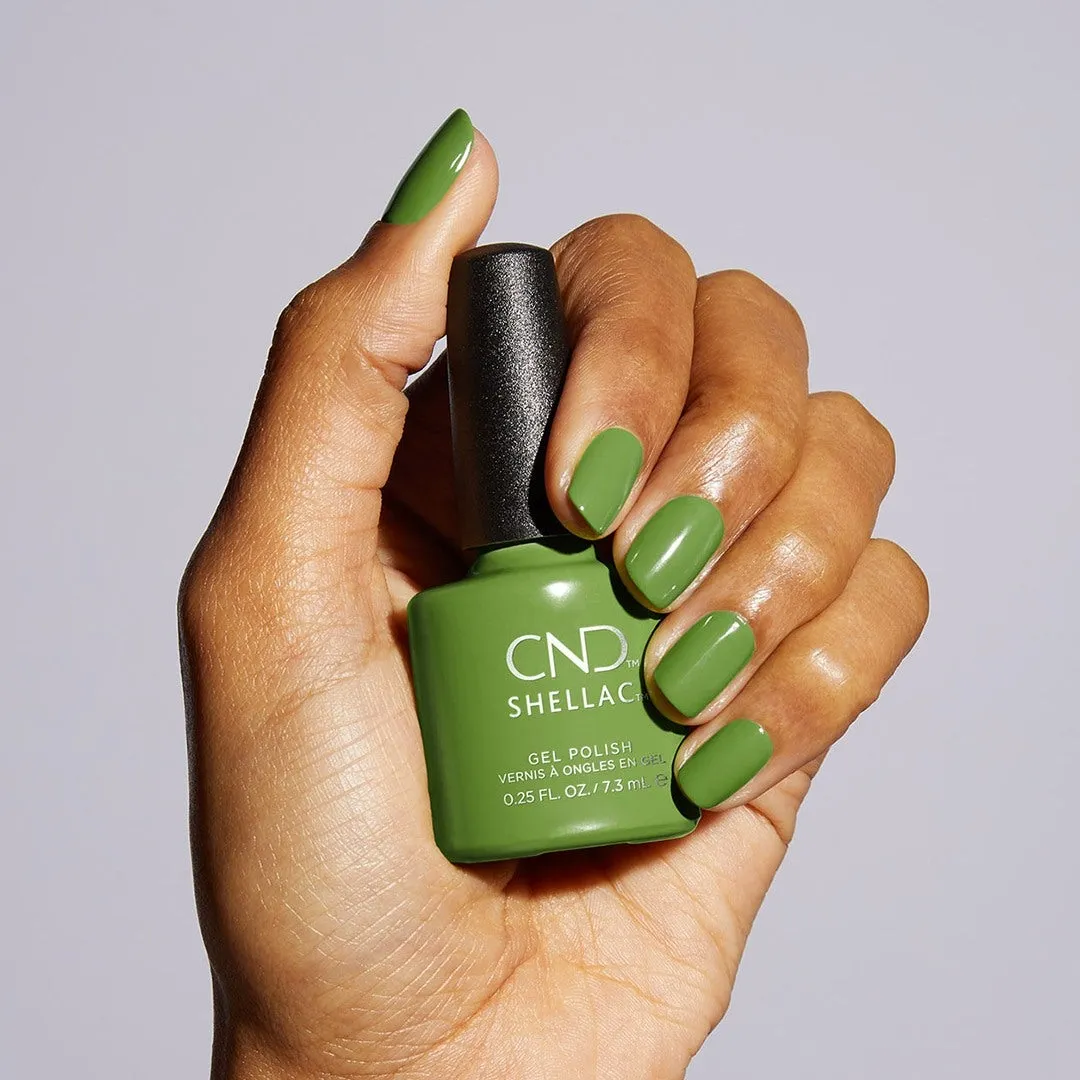 CND - Shellac Xpress5 Combo - Base, Top & Crisp Green (0.25 oz)