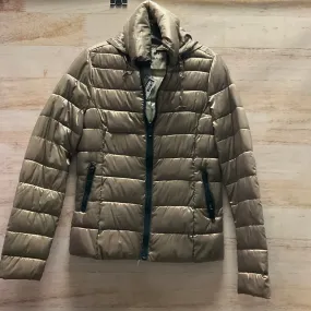 Coat Puffer & Quilted By Ana In Bronze, Size: S