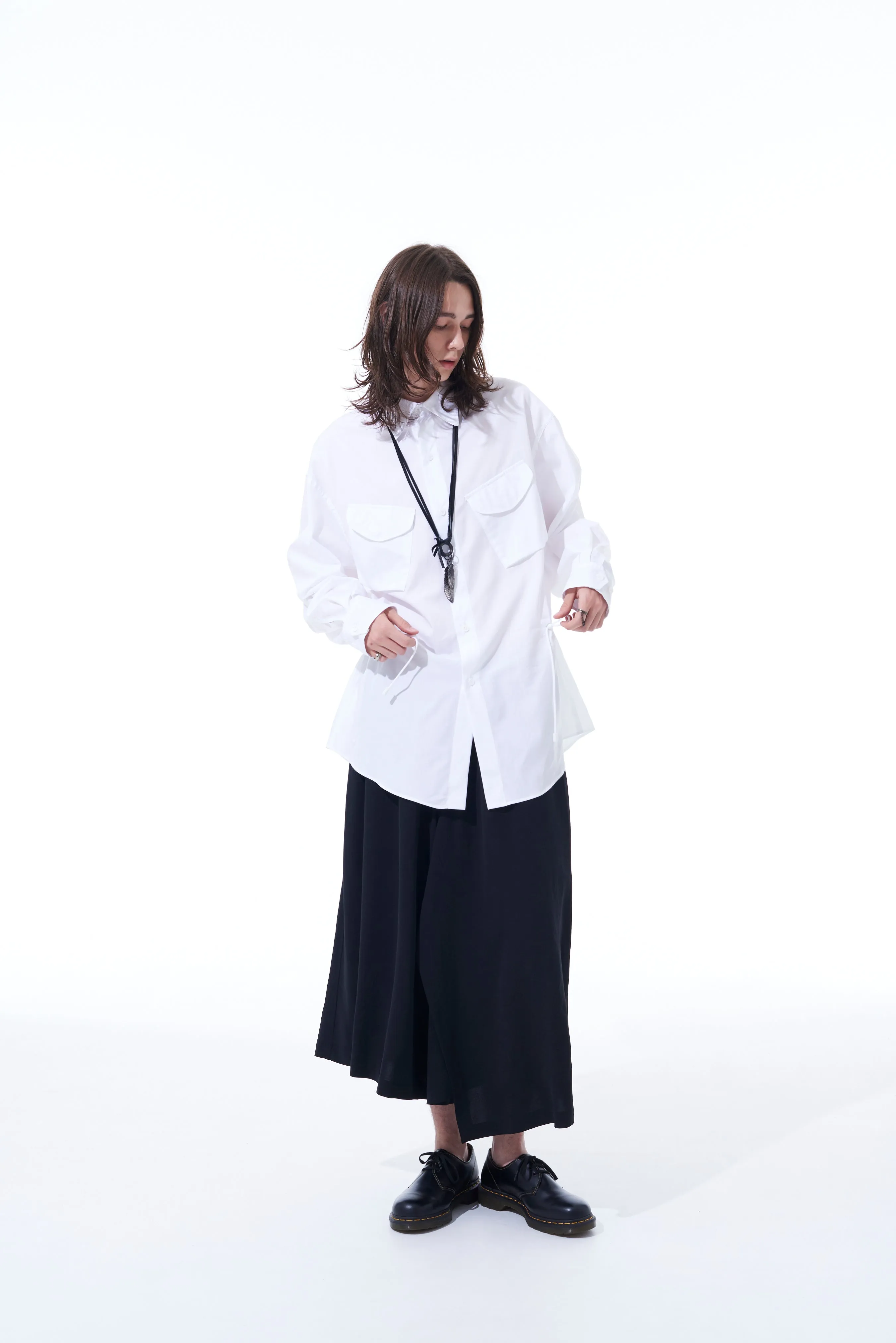 COTTON BROAD CLOTH MODS COAT-INSPIRED SHIRT