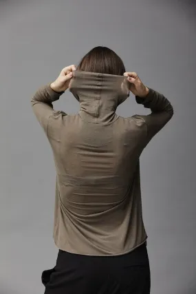 Cotton Cashmere Turtle Neck