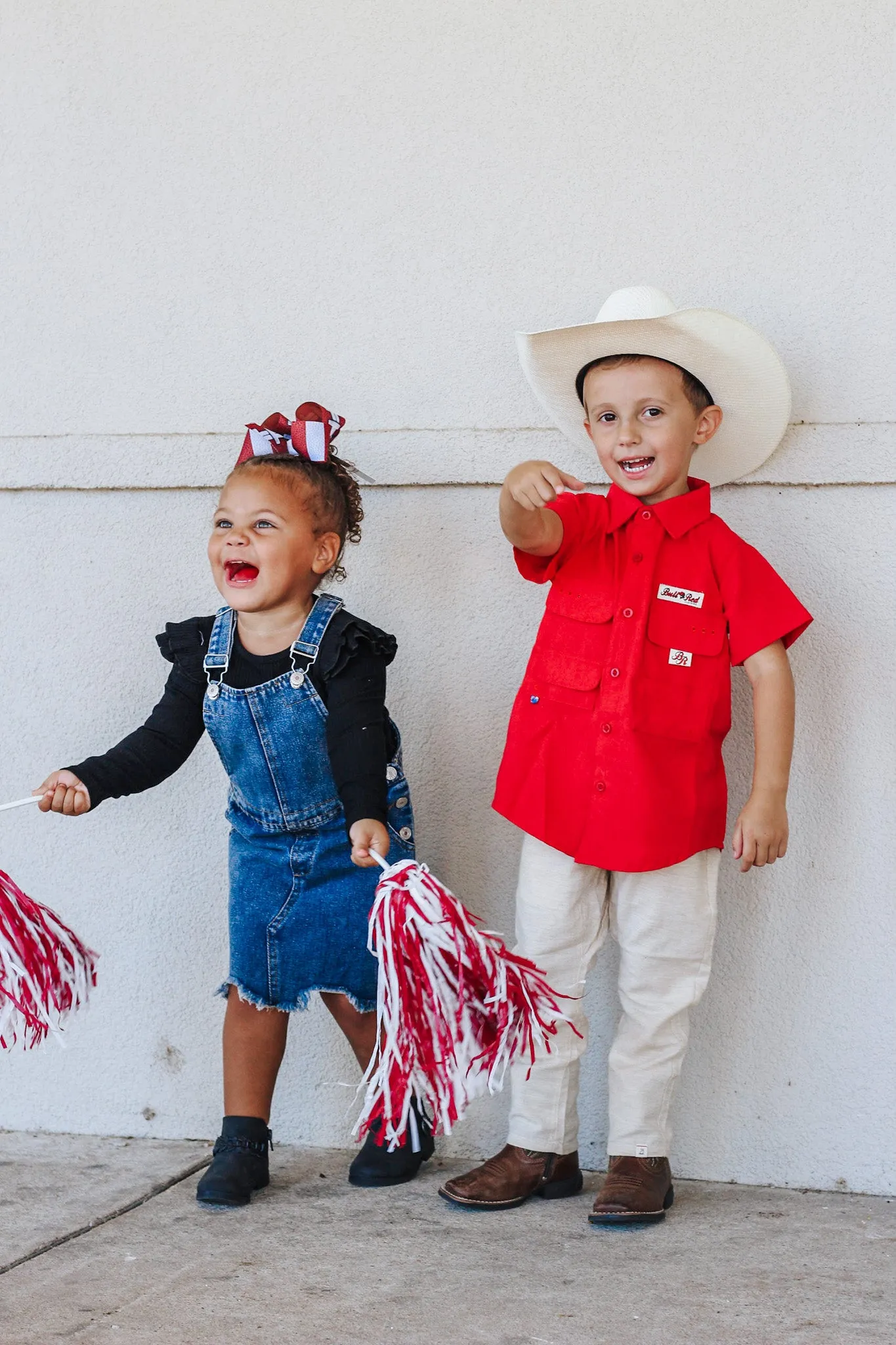 Cowgirl At Heart Denim Kids Overall Dress