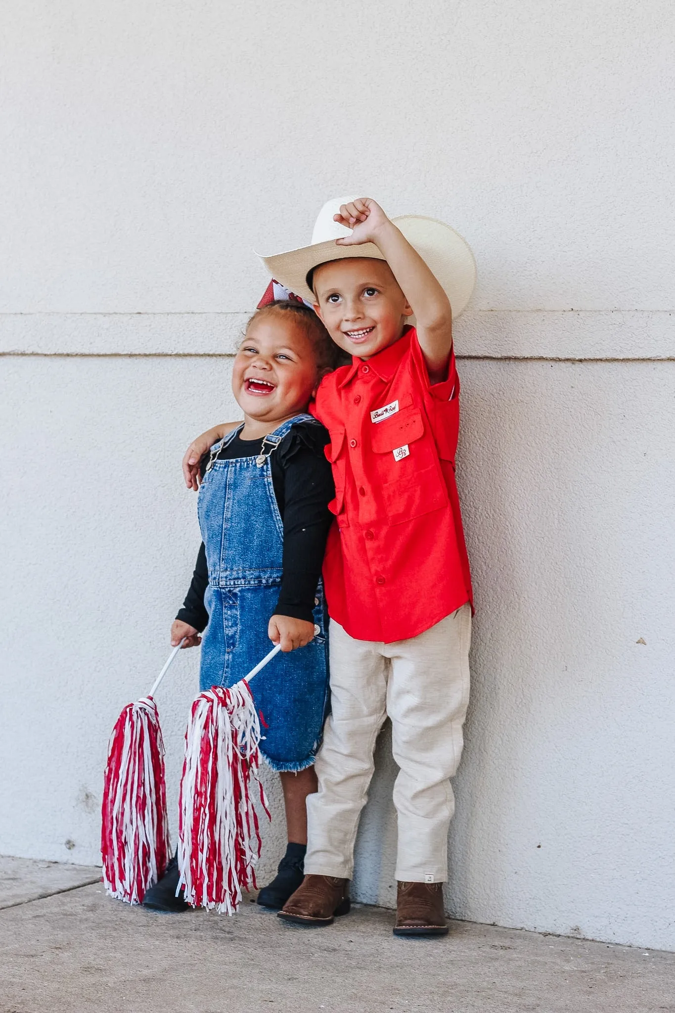 Cowgirl At Heart Denim Kids Overall Dress