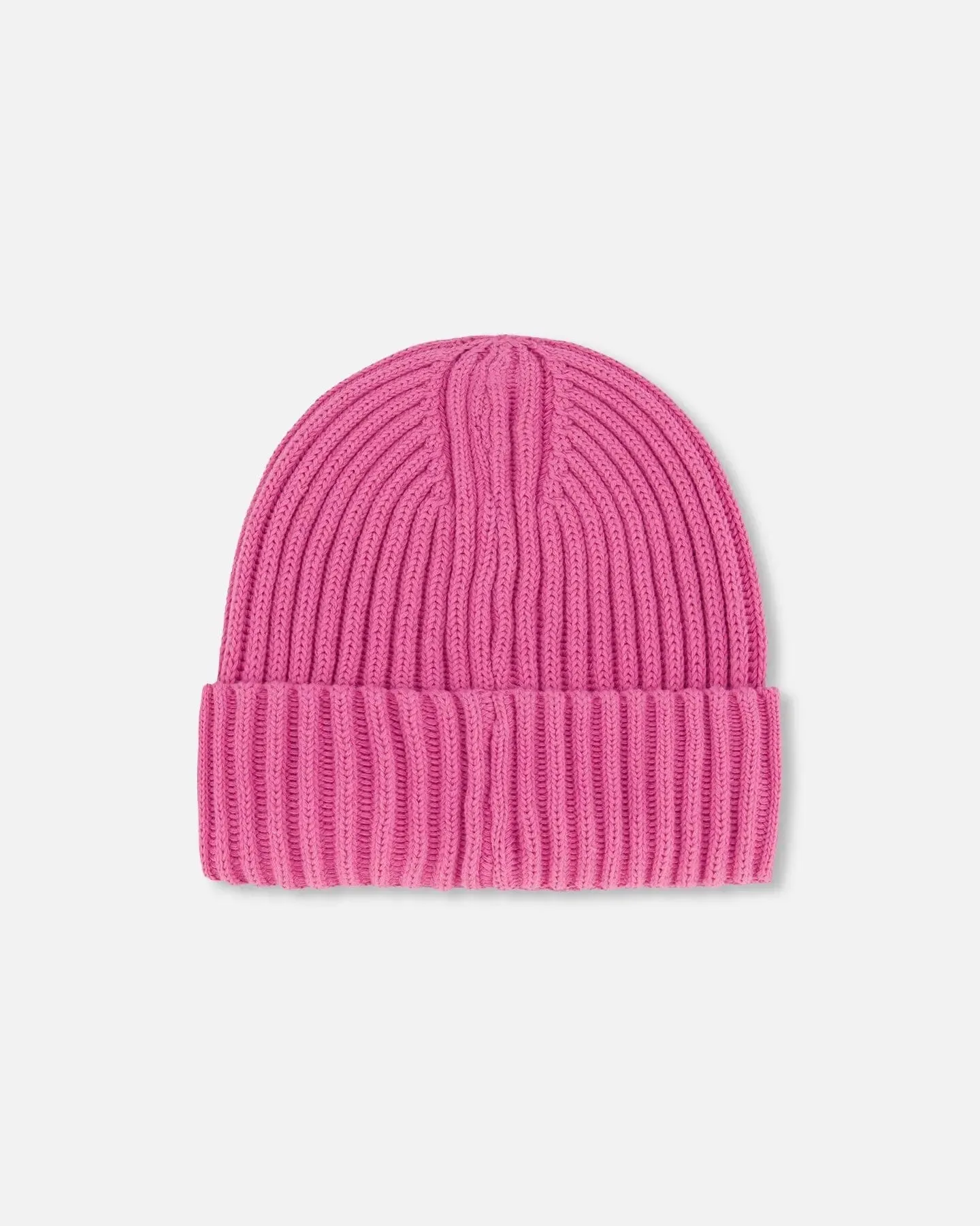 Cuffed Knit Hat Vibrant Pink