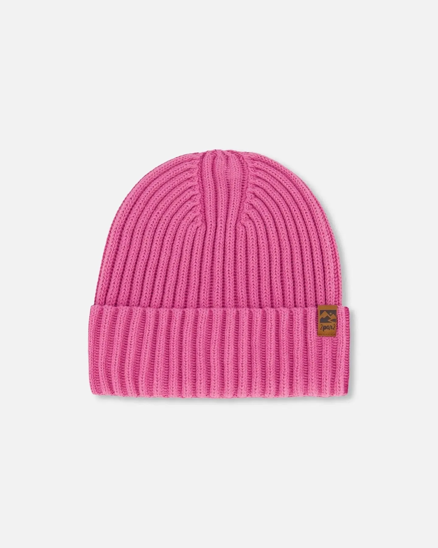 Cuffed Knit Hat Vibrant Pink