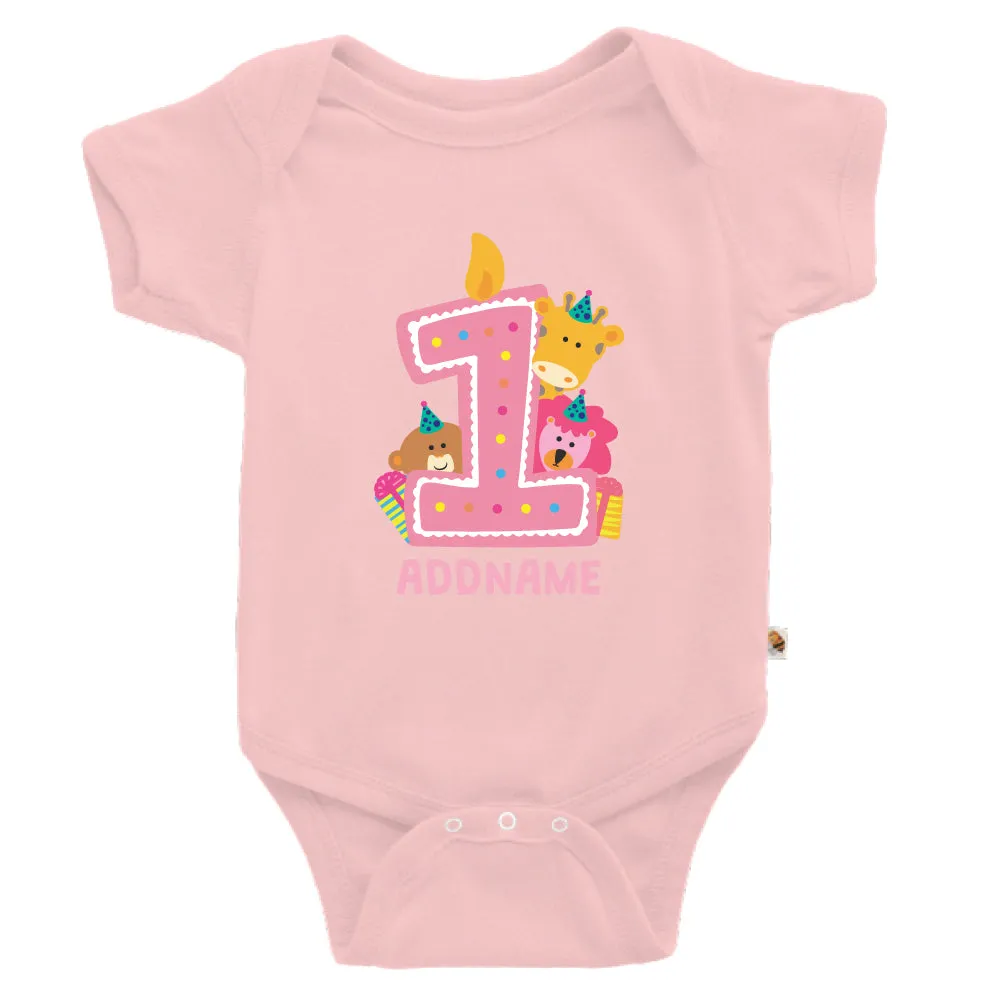 Cute Birthday Animal Pink (Kids)