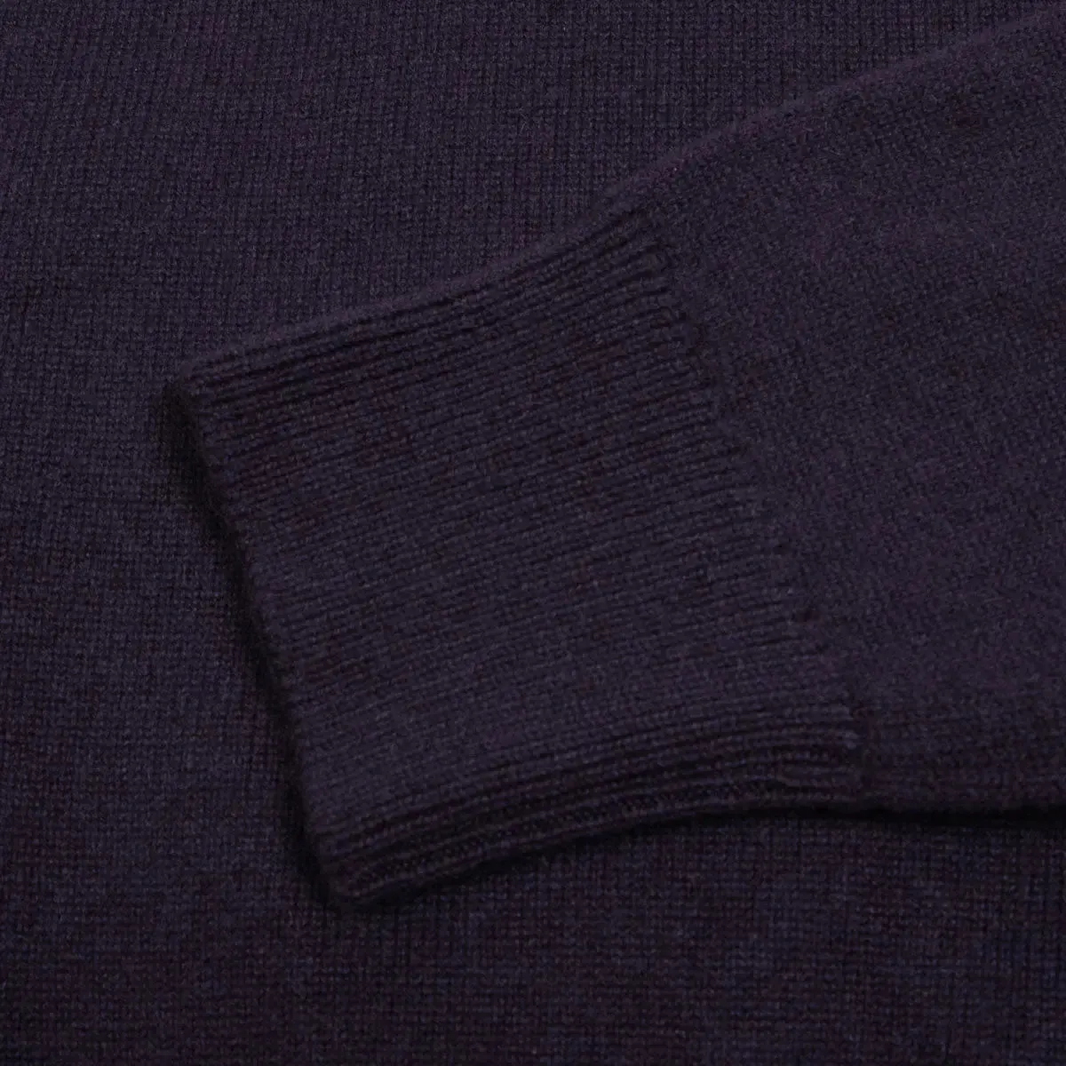 Dark Navy Tiree 4ply Crew Neck Cashmere Sweater