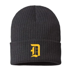 Davis Black Beanie