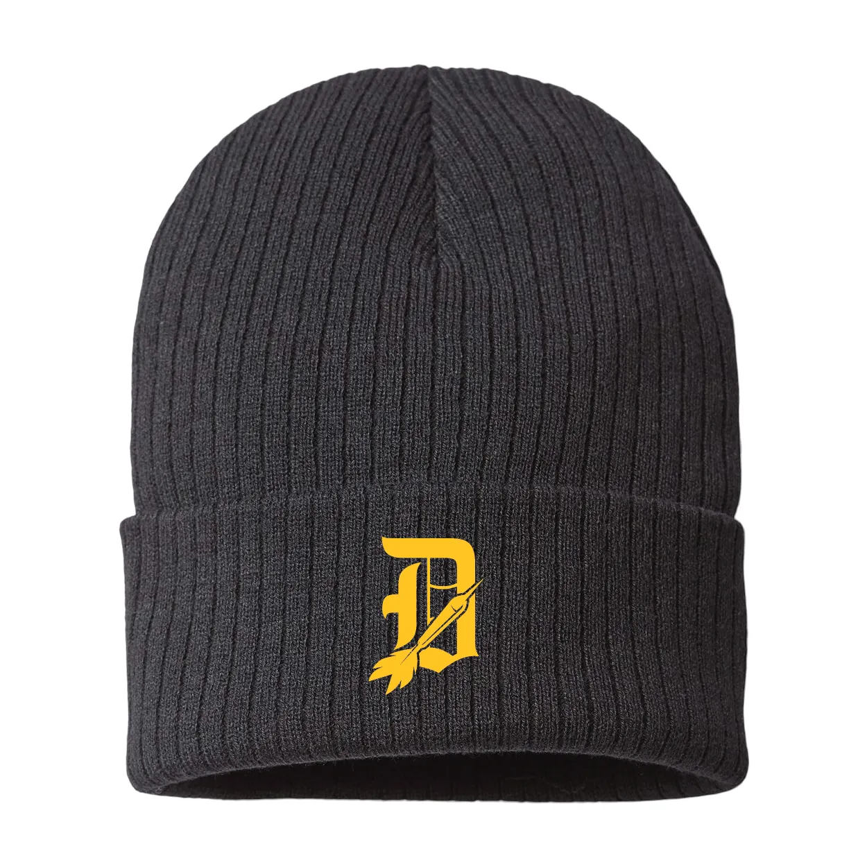 Davis Black Beanie