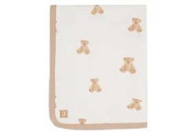 Deken Wieg Jersey 75x100cm - Teddy Bear