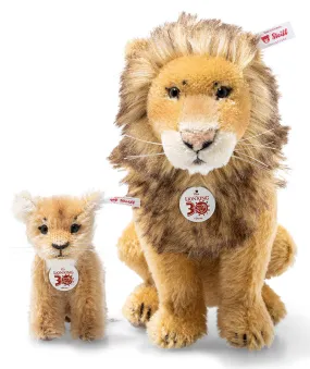 Disney Mufasa & Simba 30th Anniversary set by Steiff - 17cm & 11cm