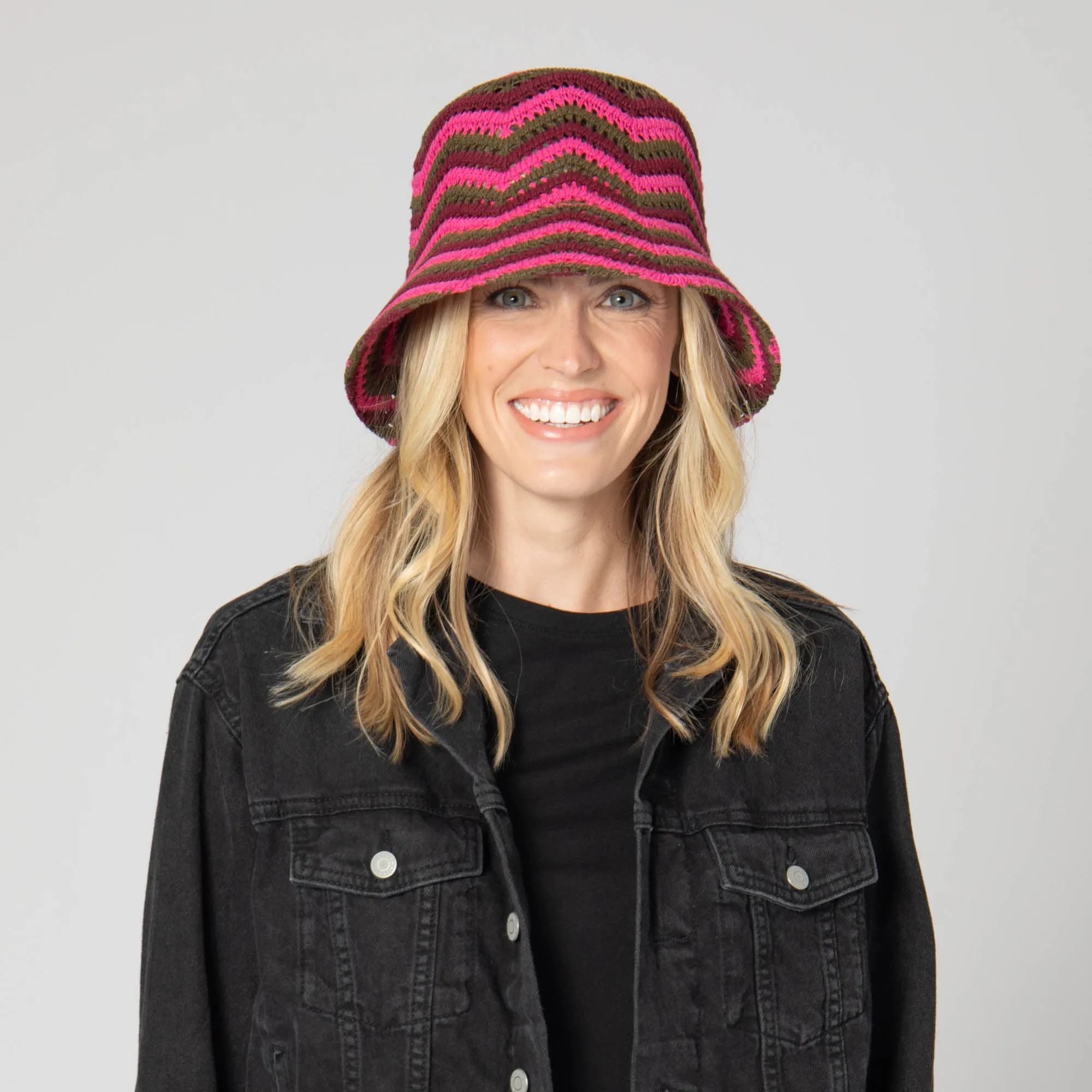 Dolly - Chevron Weave Bucket Hat