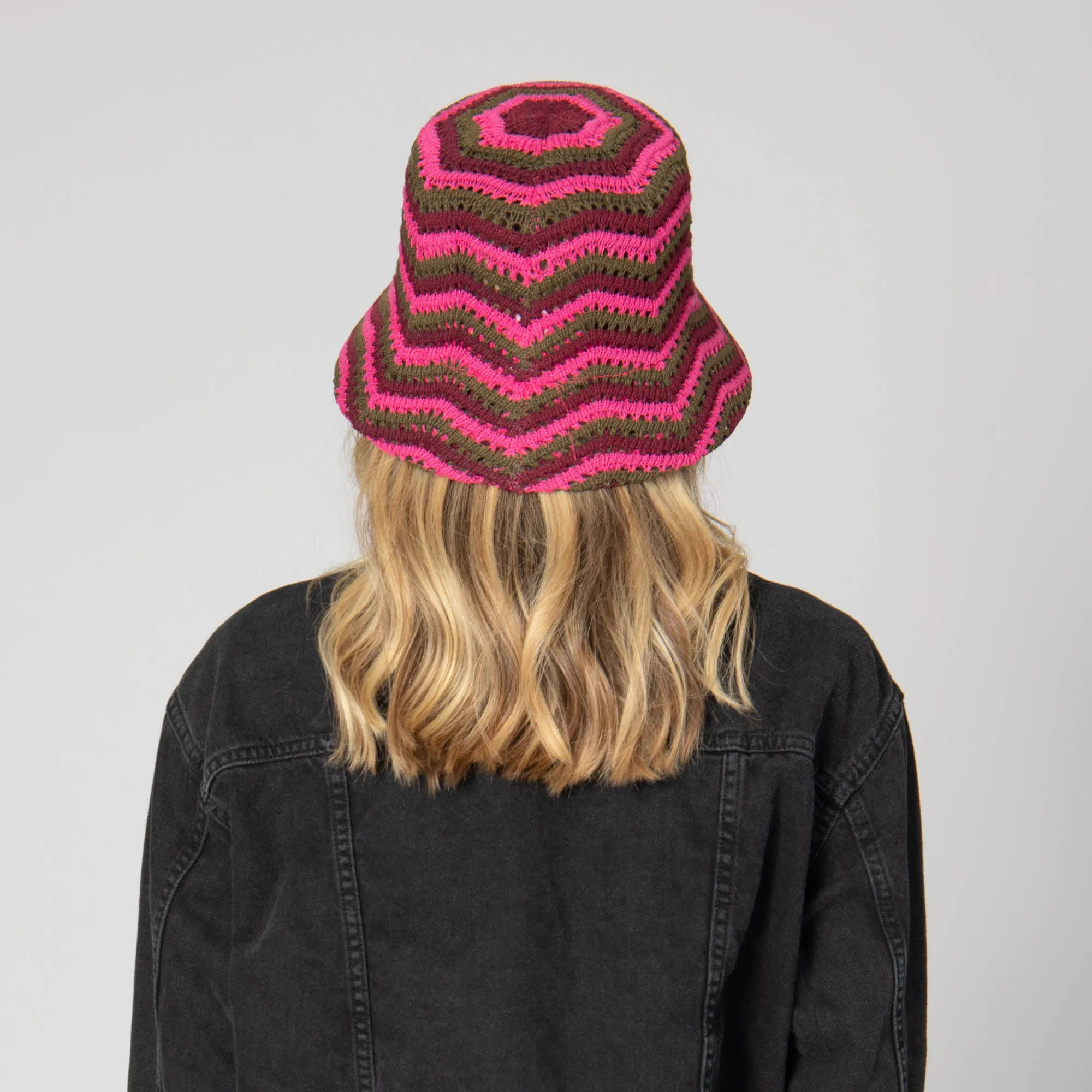 Dolly - Chevron Weave Bucket Hat