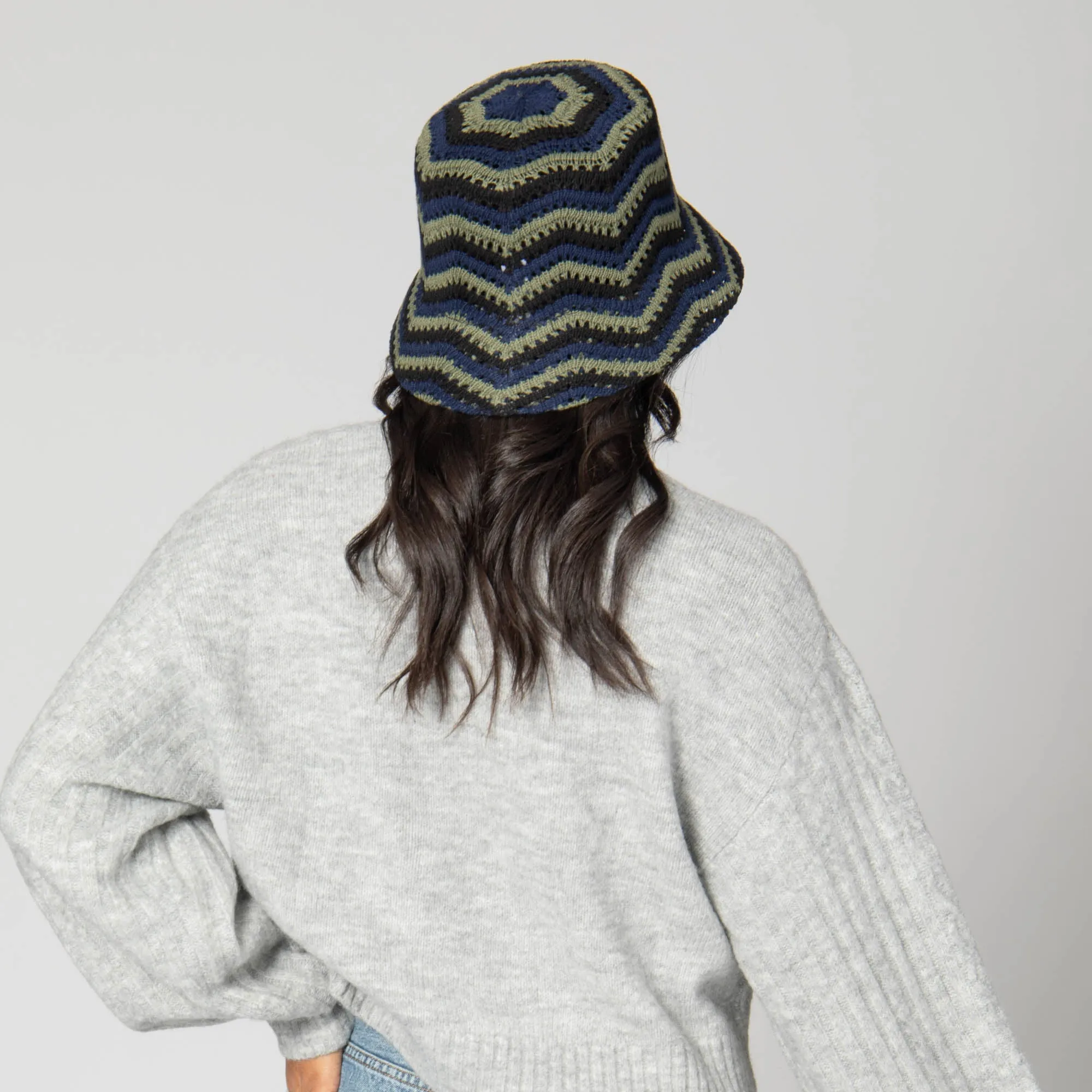 Dolly - Chevron Weave Bucket Hat