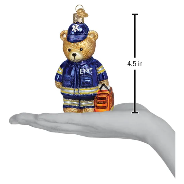 EMT Teddy Bear Ornament