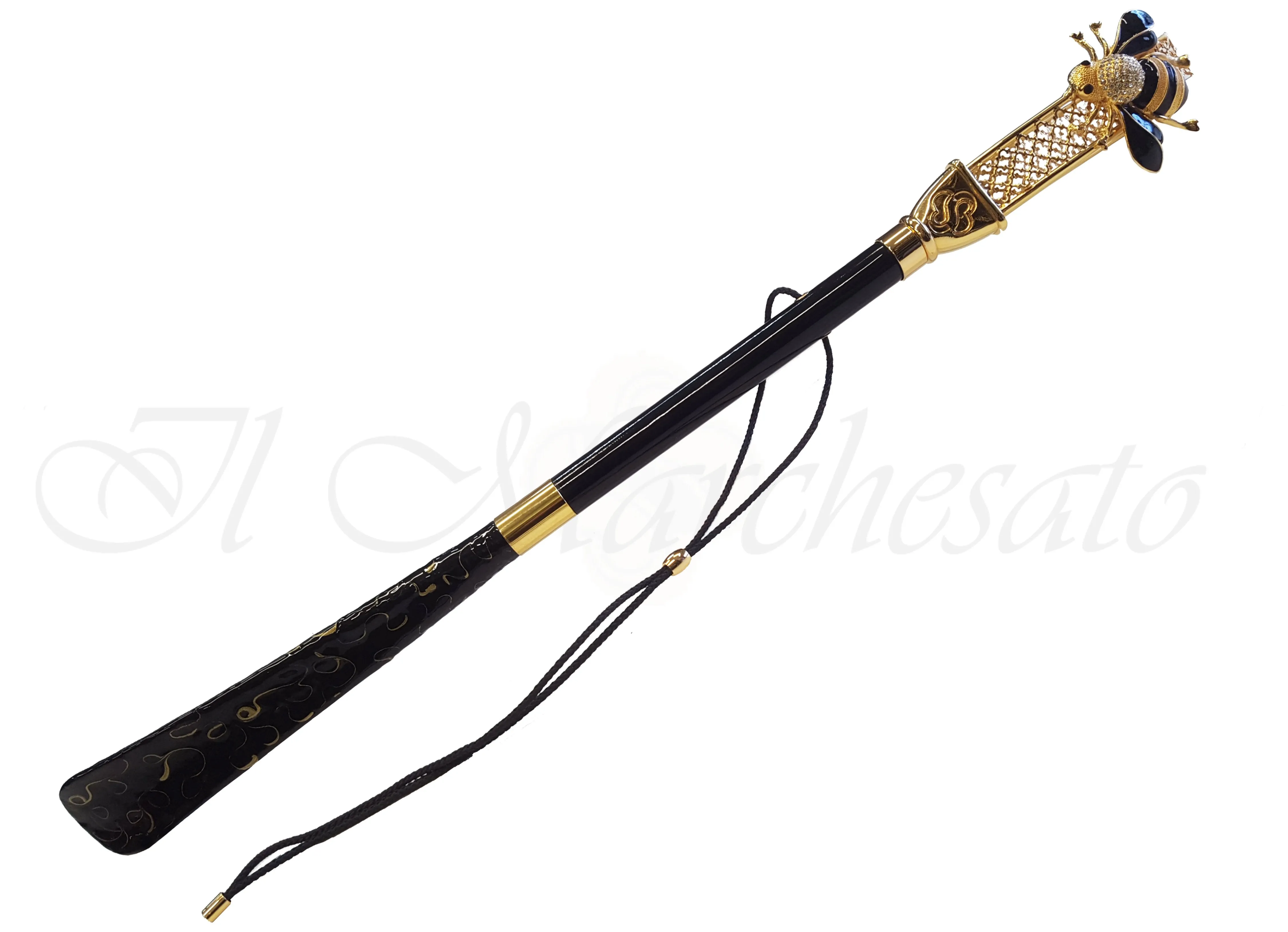 Enamelled Luxury Bee Shoehorn By il Marchesato