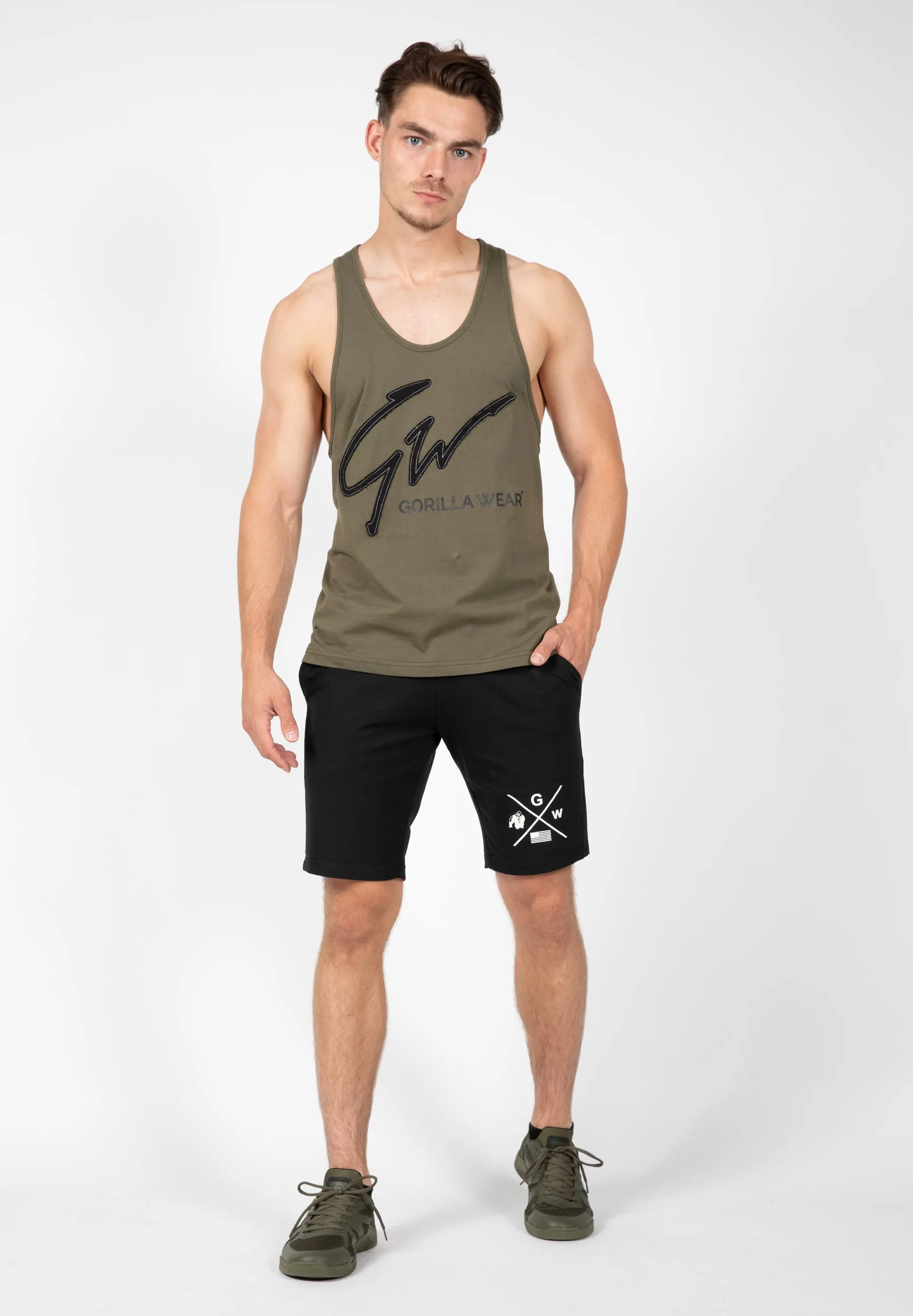 Evansville Tank Top - Army Green