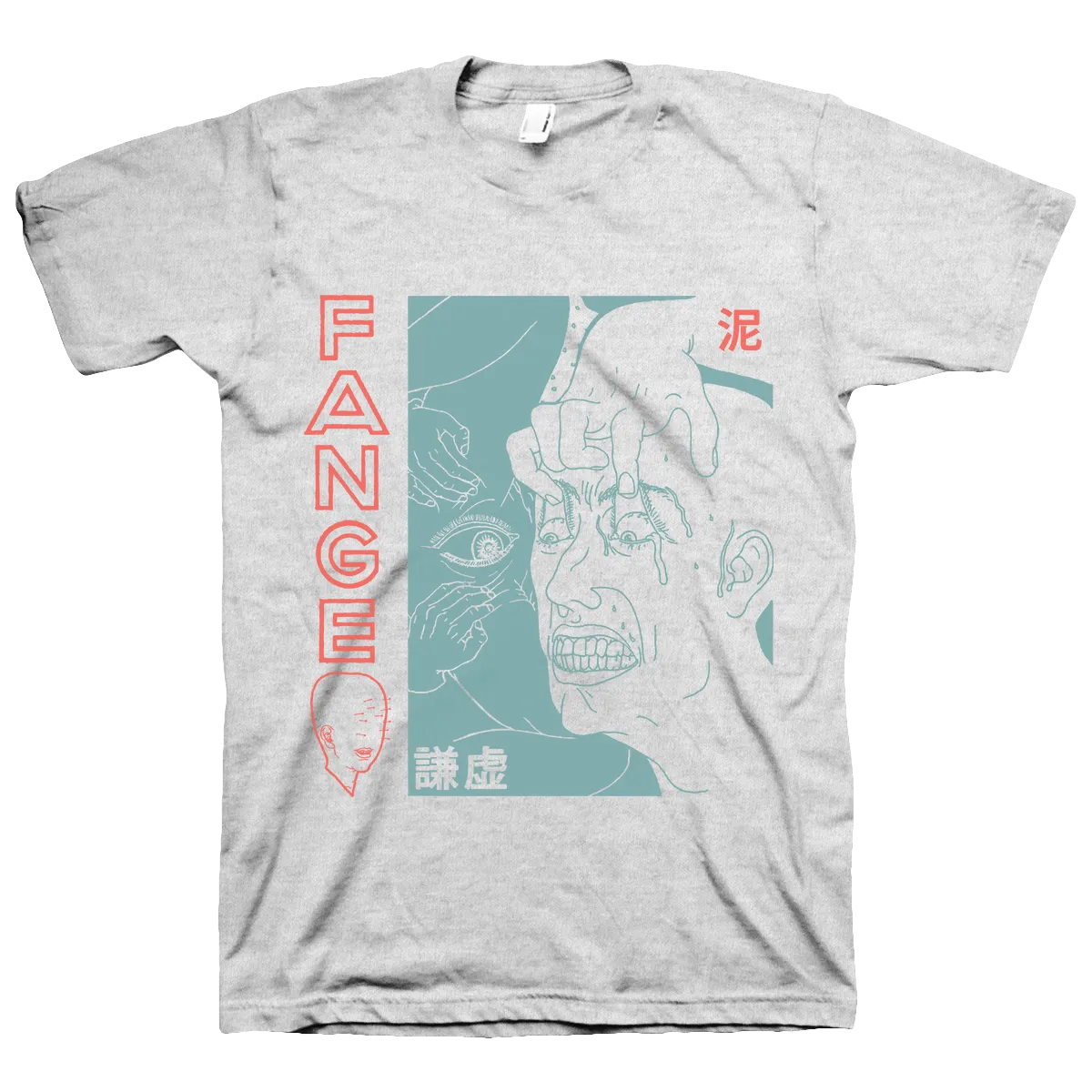 Fange "Eyelids" Grey T-Shirt