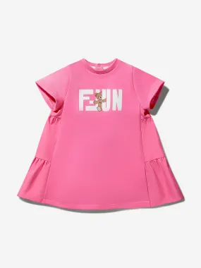 Fendi Baby Girls Cotton Fun Teddy Bear Dress