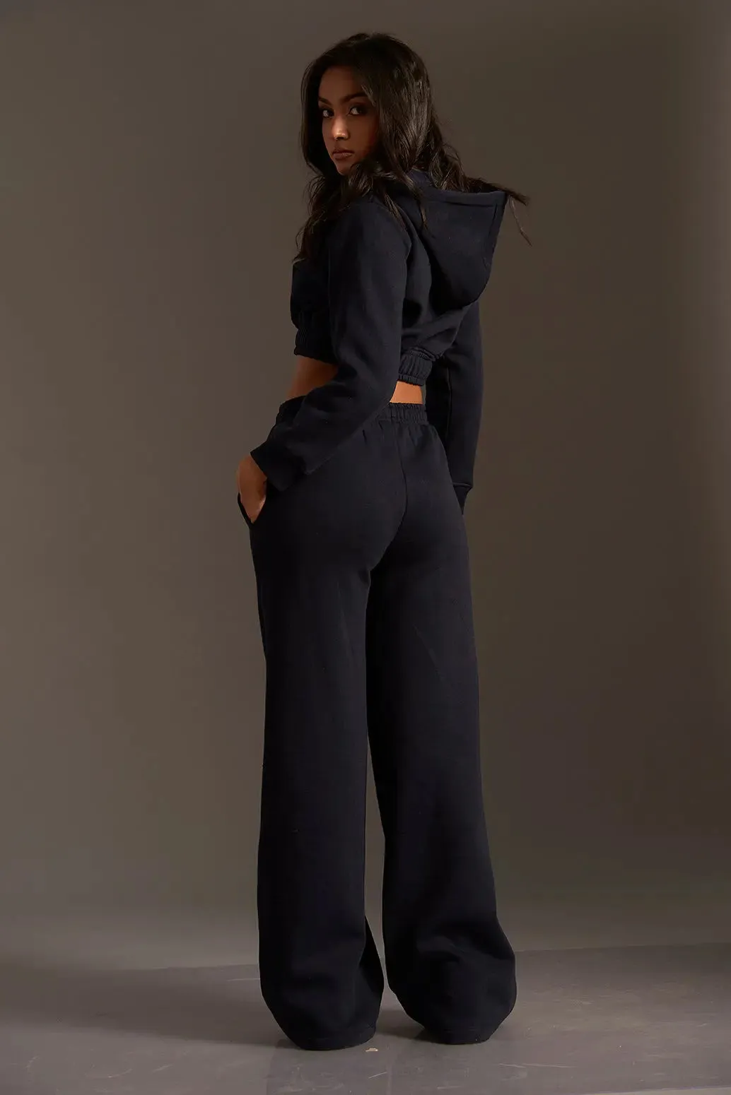 Flared Fleece Jogger Pants for women