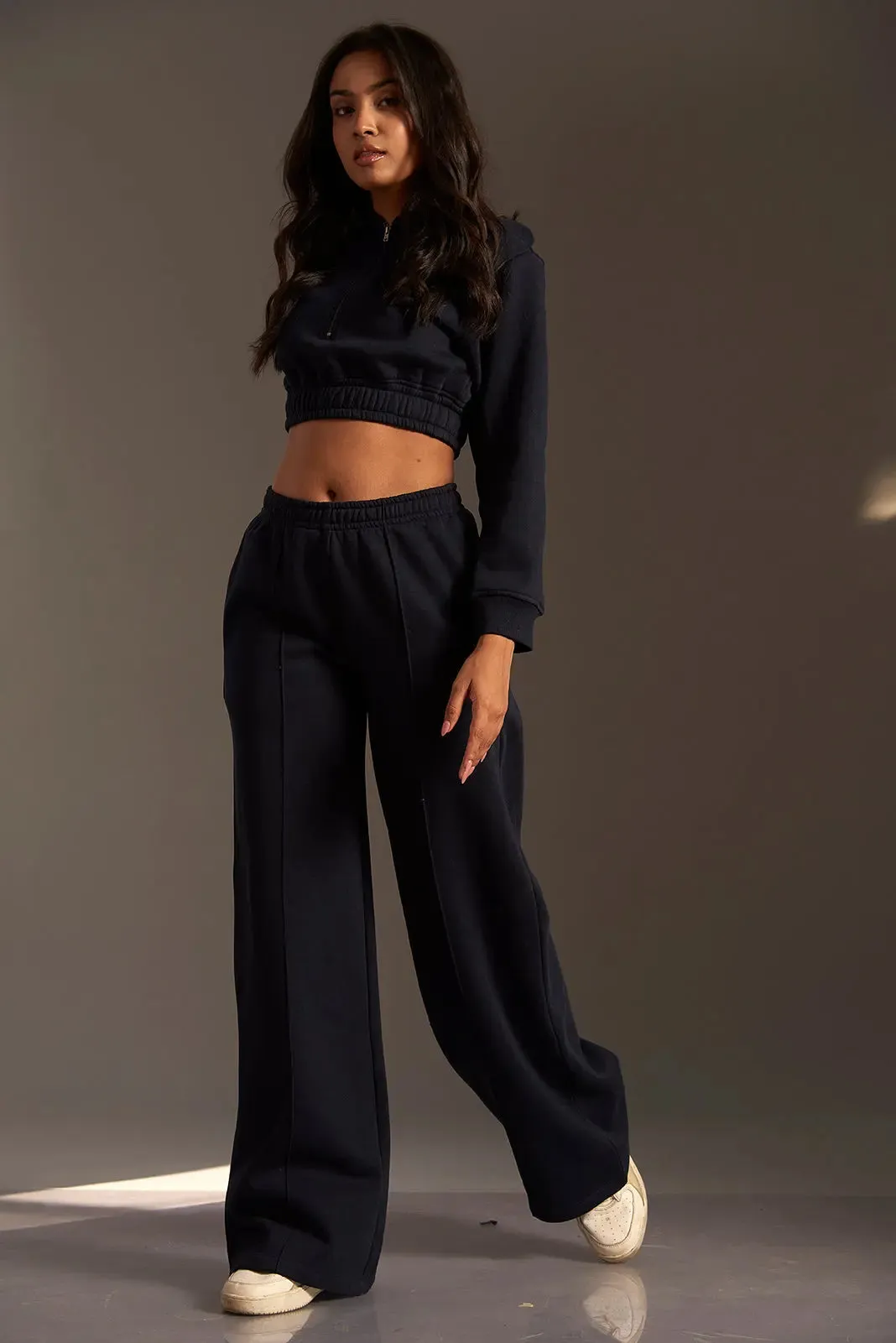 Flared Fleece Jogger Pants for women