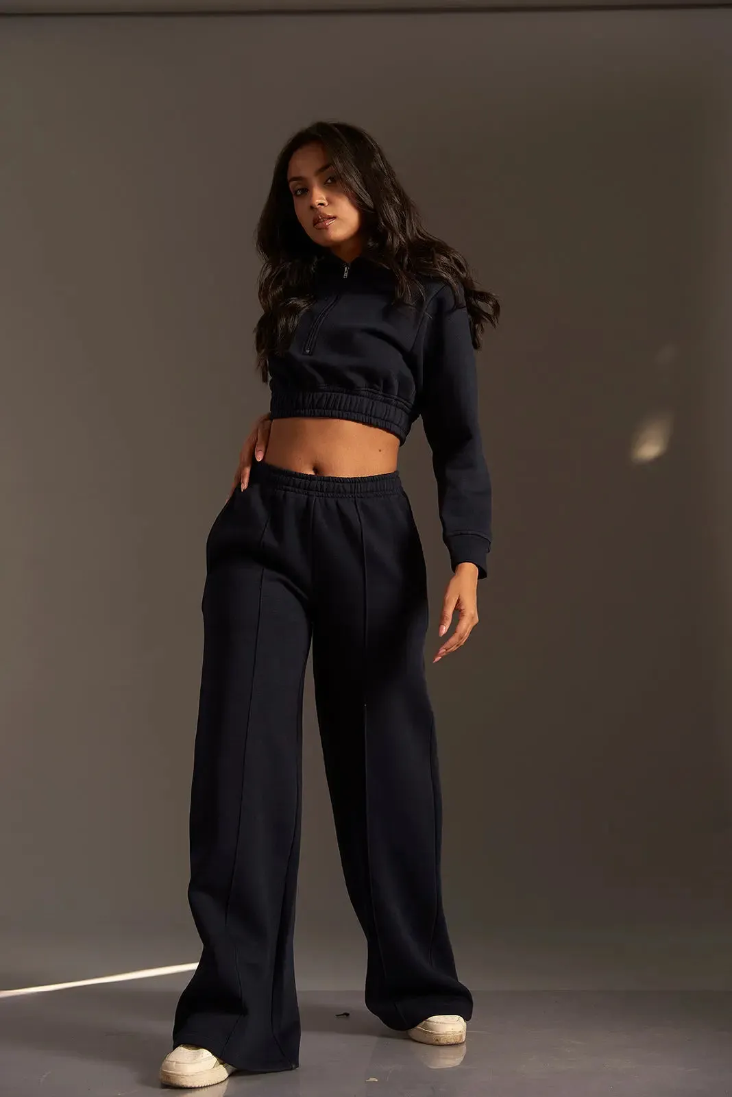 Flared Fleece Jogger Pants for women