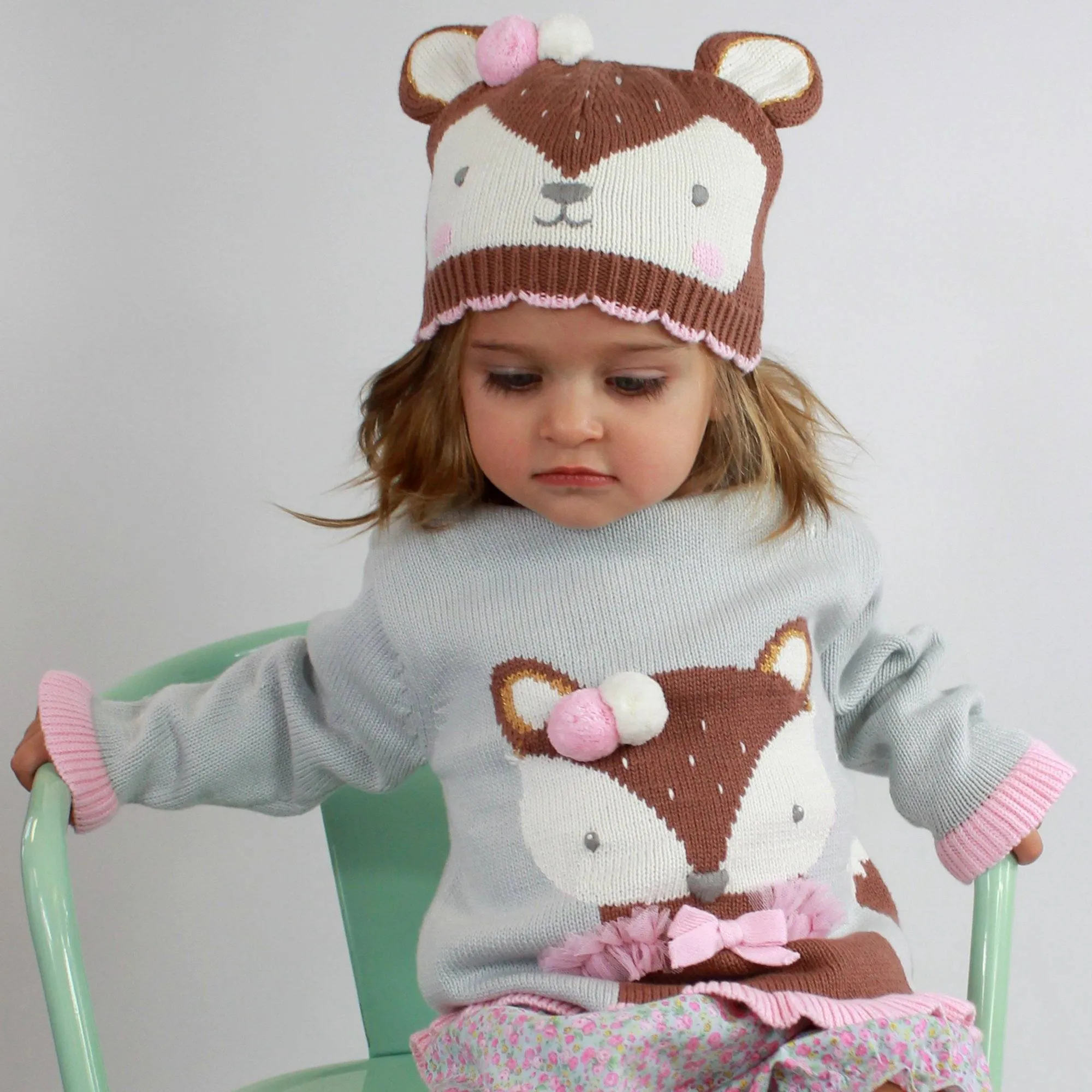 Flora the Fox Knit Hat