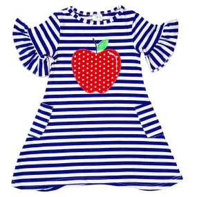 Girls Back To School Apple Dress