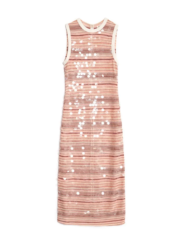 Gloria Sequin Knit Midi Dress