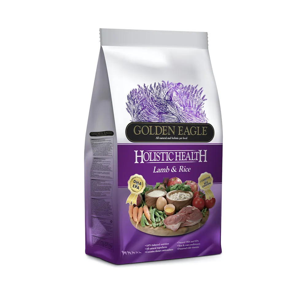 Golden Eagle Dog Holistic Health - Lamb with Rice 2kg