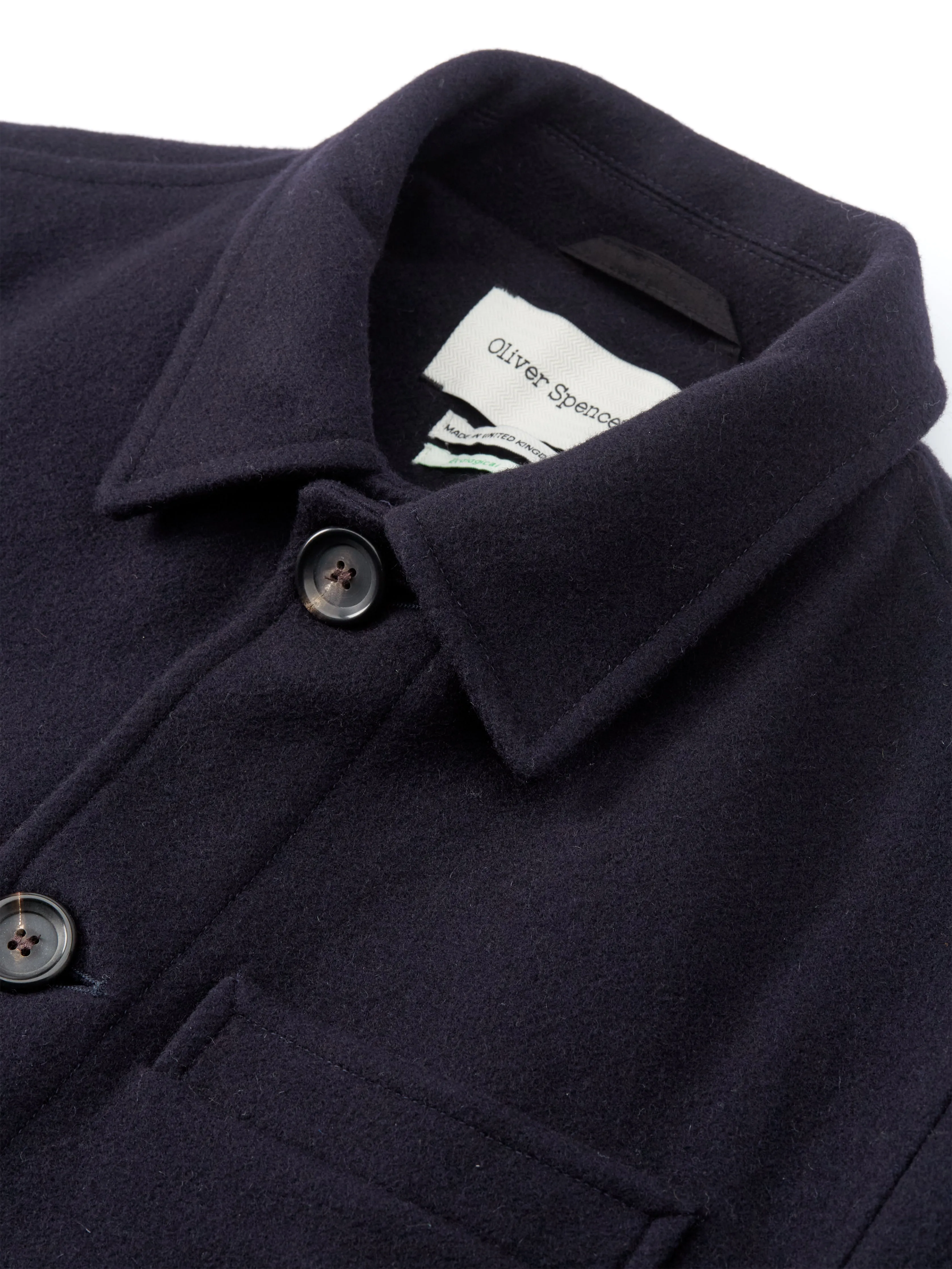 Grandpa Coat Mosedale Navy