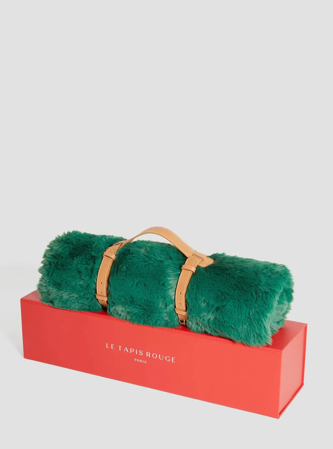 Green Faux-Fur Luxury Pet Rug