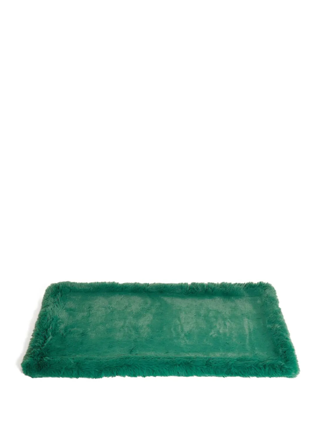 Green Faux-Fur Luxury Pet Rug