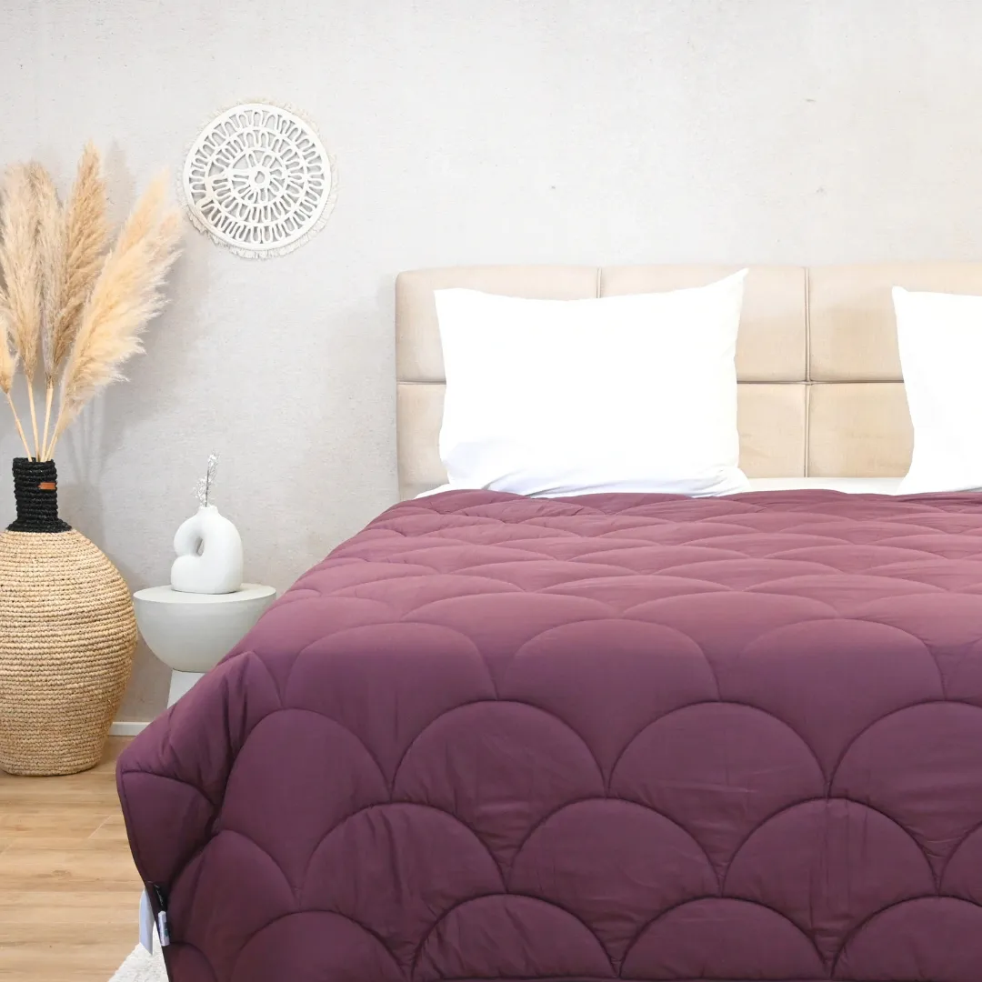 HappyDuvet - Velvet - Huckleberry - All season Coverless duvet