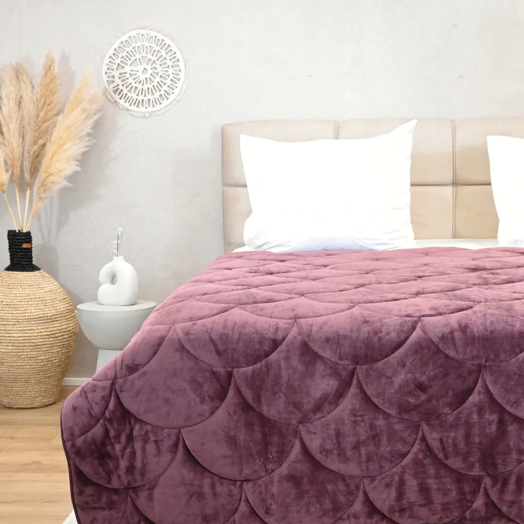 HappyDuvet - Velvet - Huckleberry - All season Coverless duvet