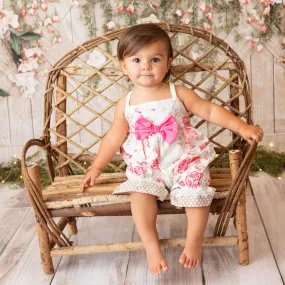 Haute Baby English Rose Romper