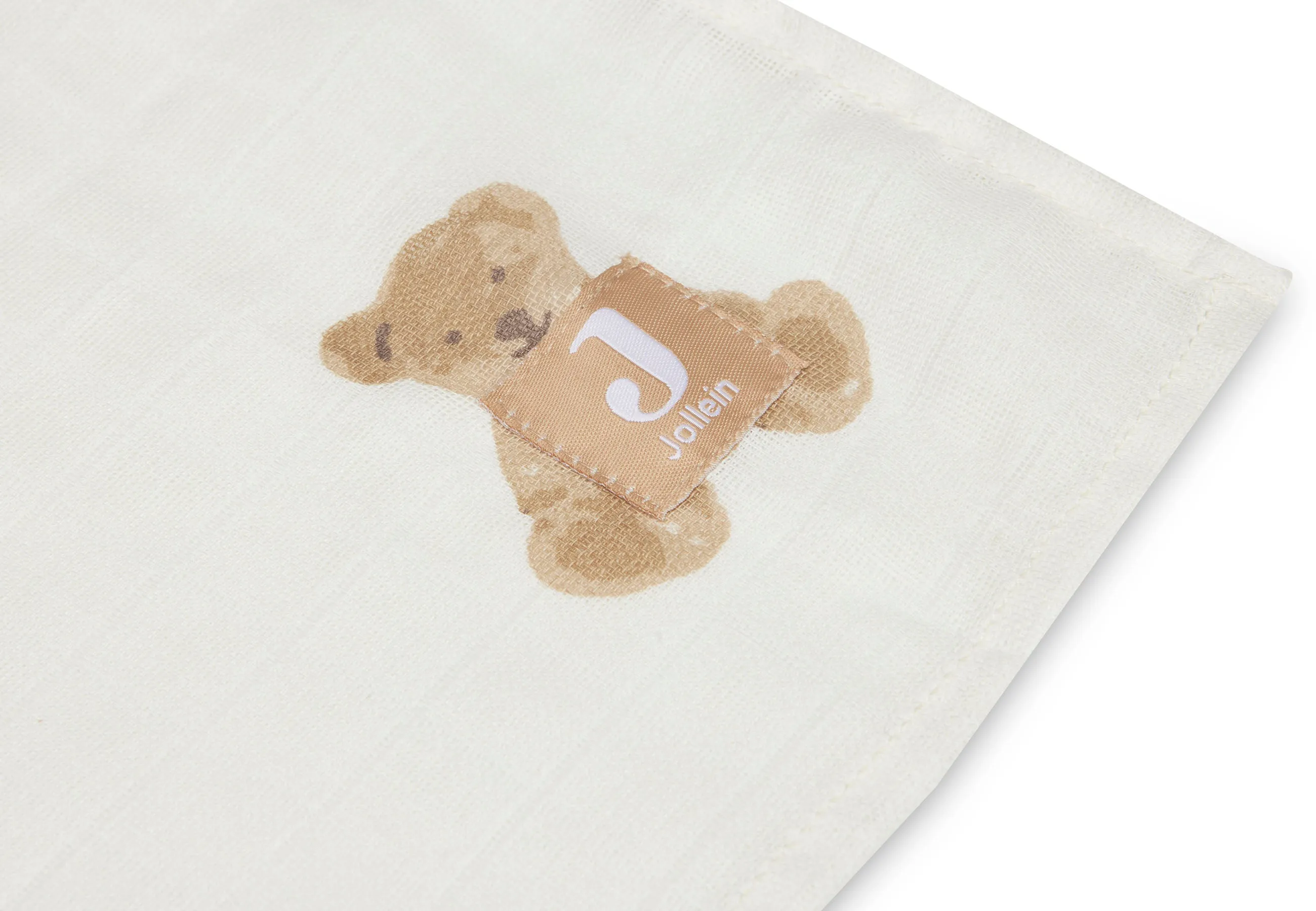 Hydrofiele Doek Large 115x115cm - Teddy Bear - 2 Stuks