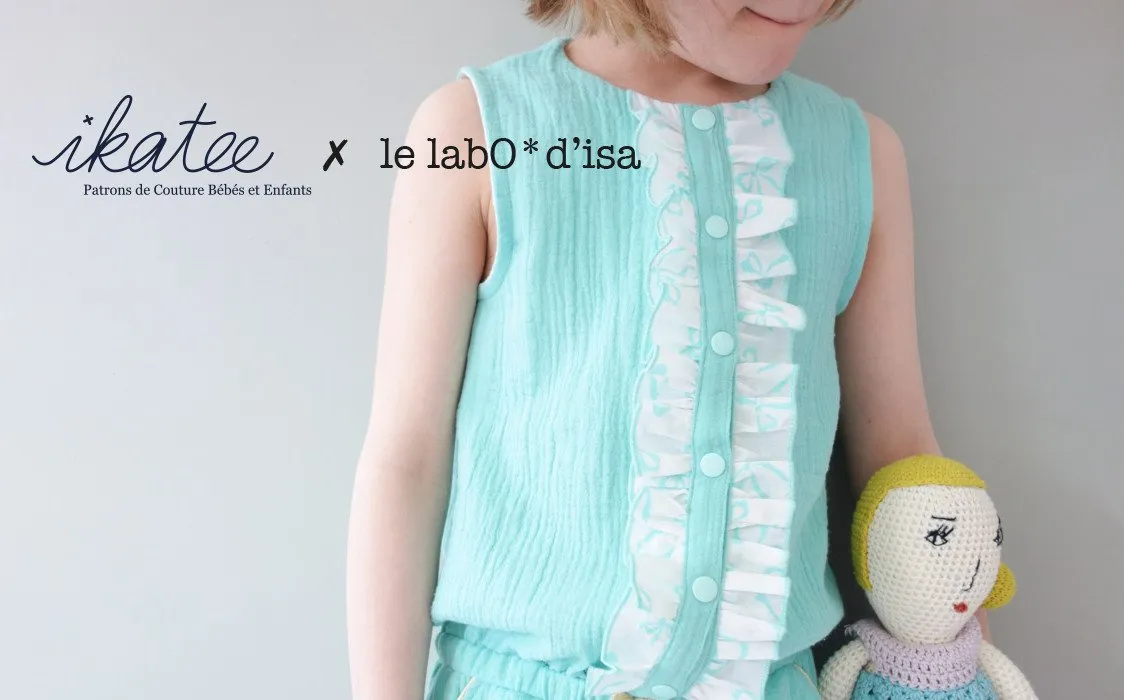 Ikatee - MARIEKE Jumpsuit - Playsuit - Dress - Ages 3-12  Paper Sewing Pattern