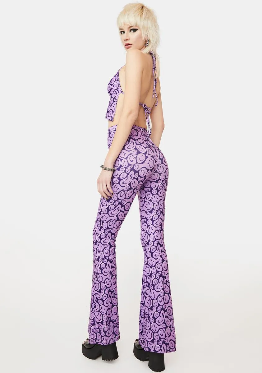 I'm Melting Printed Flare Pants