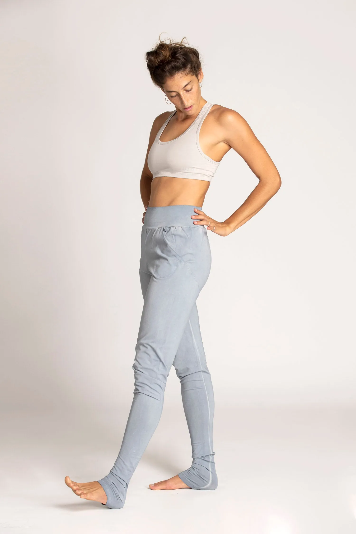 I'mPerfect Stonewash Extra Long Slouchy Pants 50%off