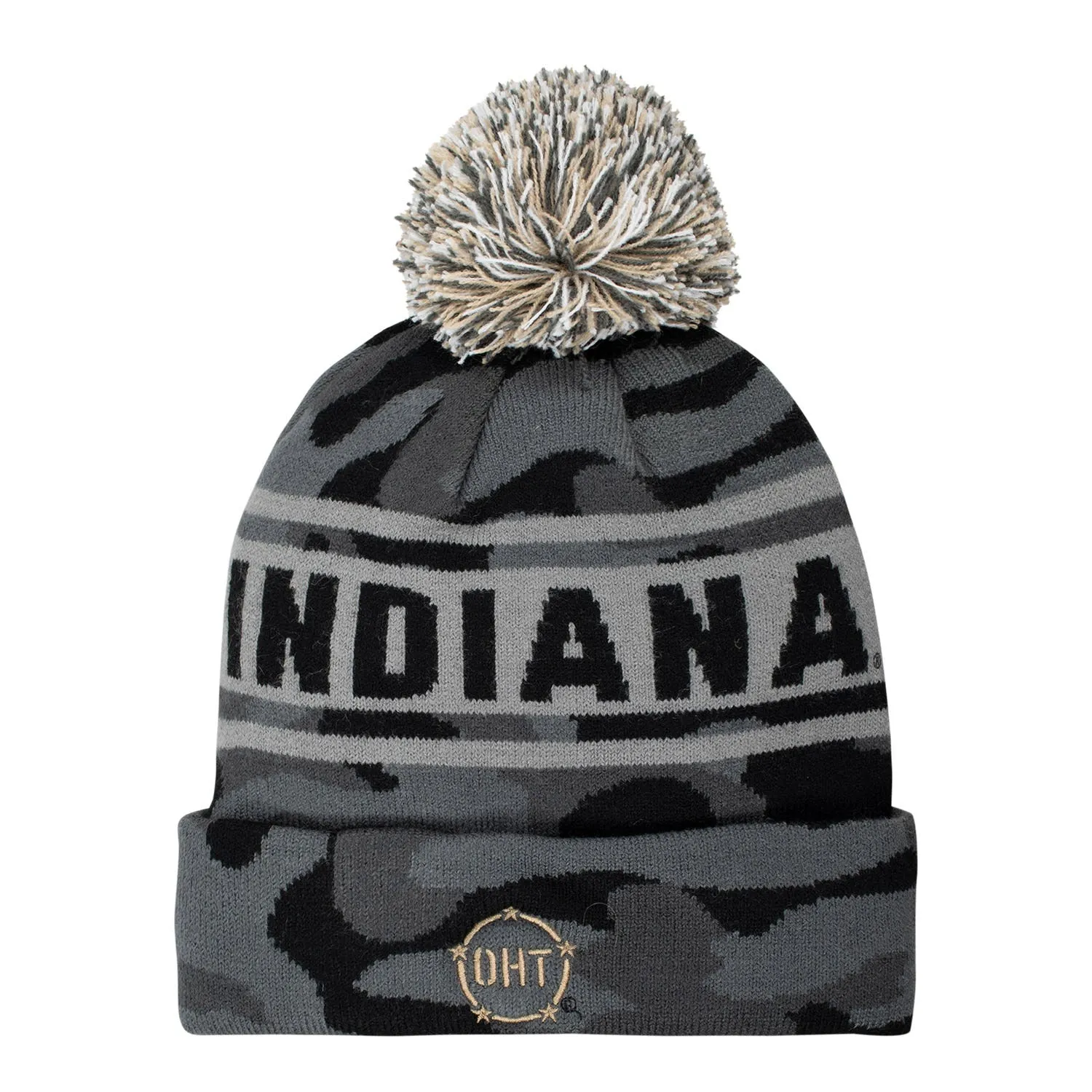 Indiana Hoosiers Alpine OHT Charcoal Knit Hat