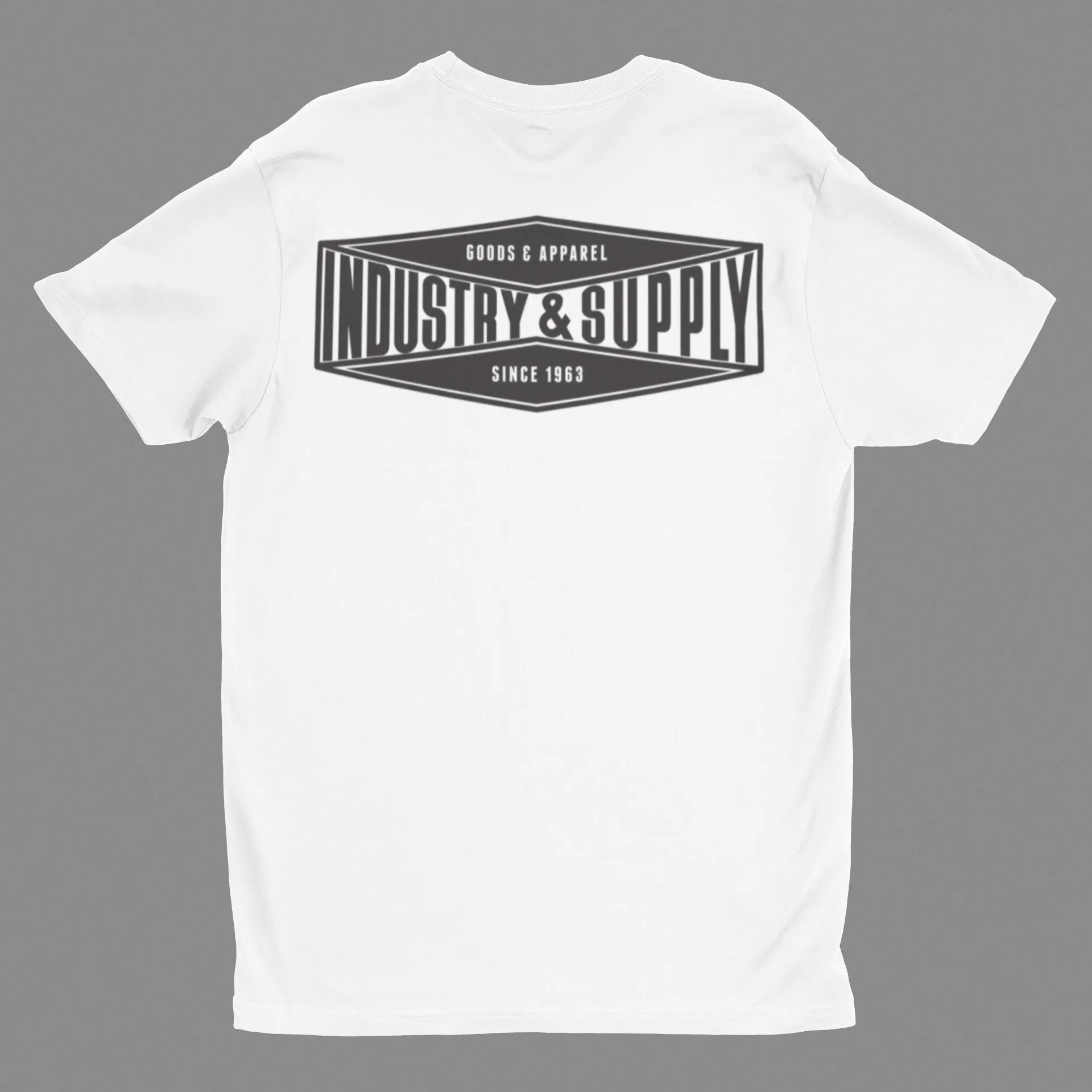 INDUSTRY & SUPPLY BACK PRINT LADIES T-SHIRT