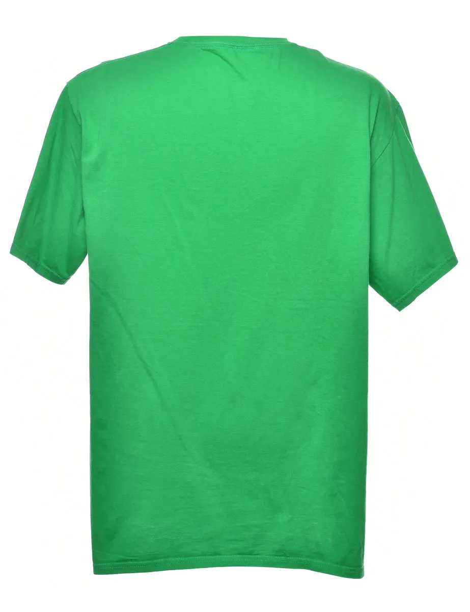 Irish It Was Gameday Printed T-shirt - XL