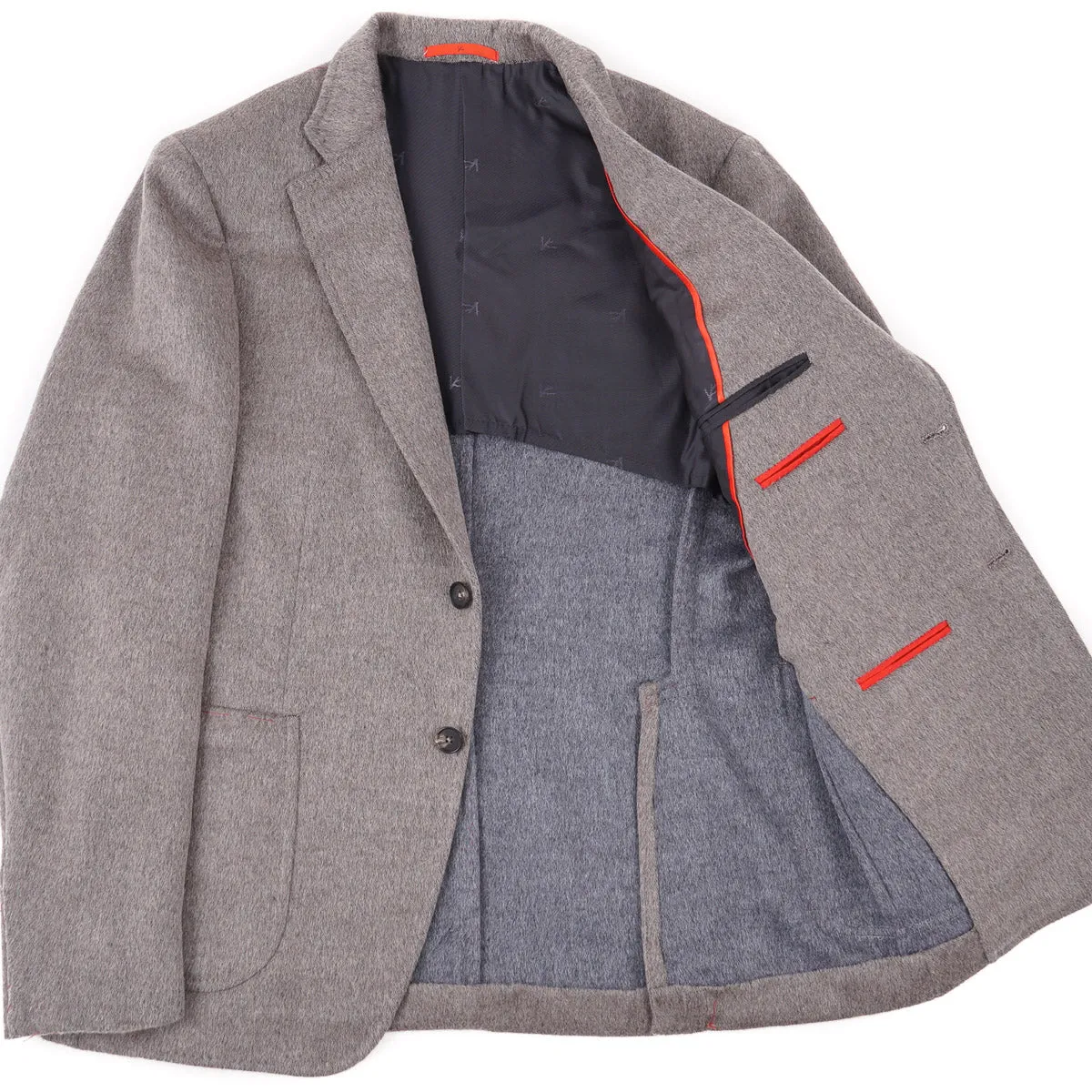 Isaia Soft Flocked Cashmere Sport Coat