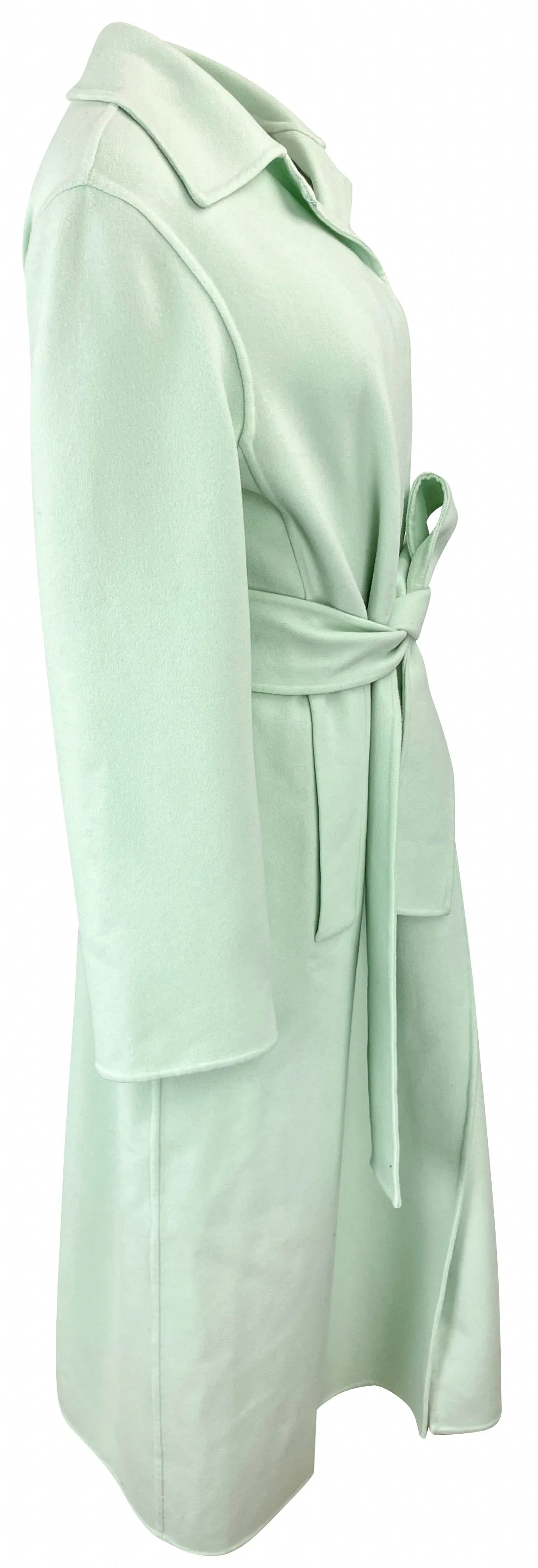 Jil Sander Cashmere Coat in Mint