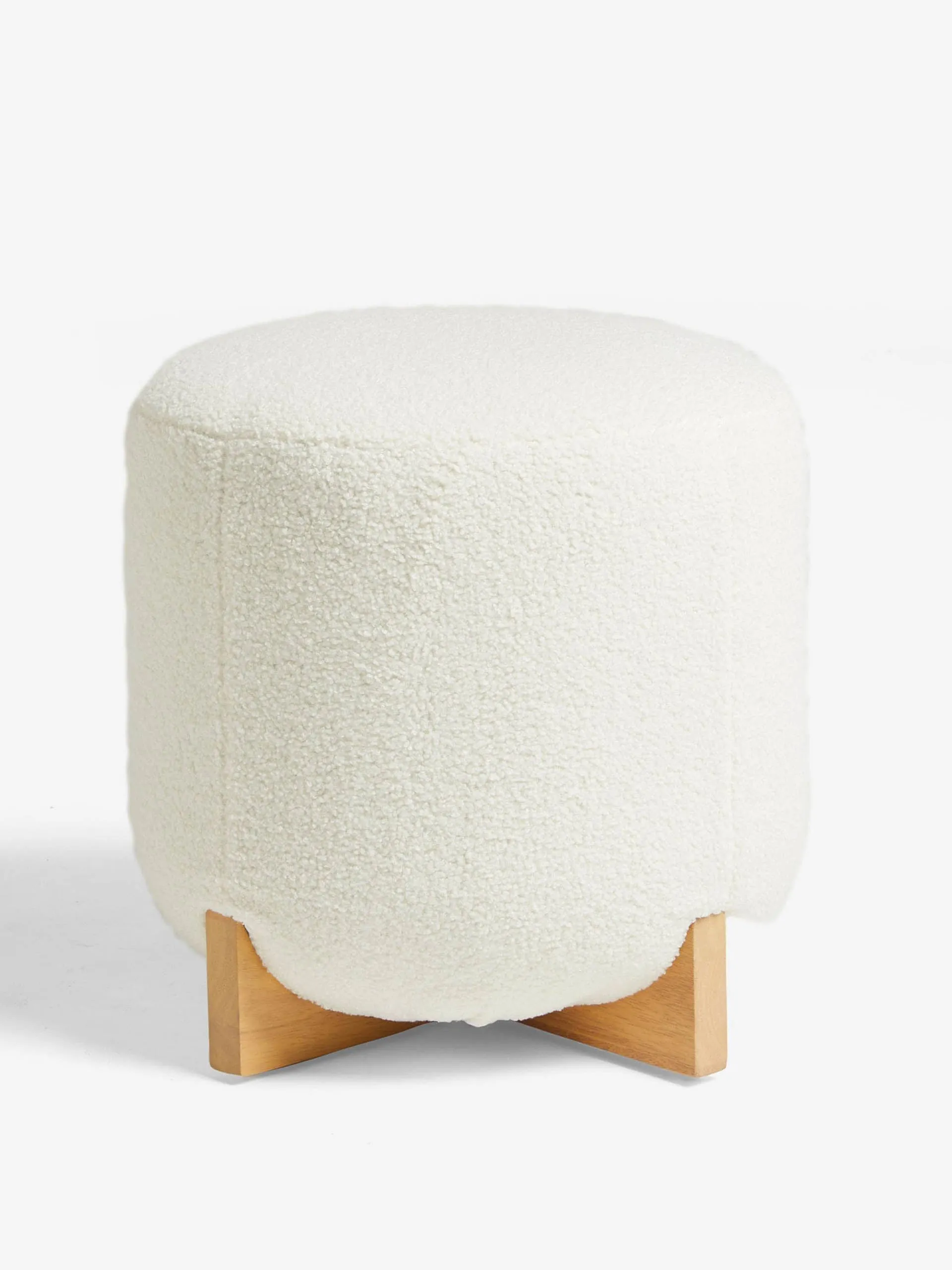 Kari teddy boucle stool